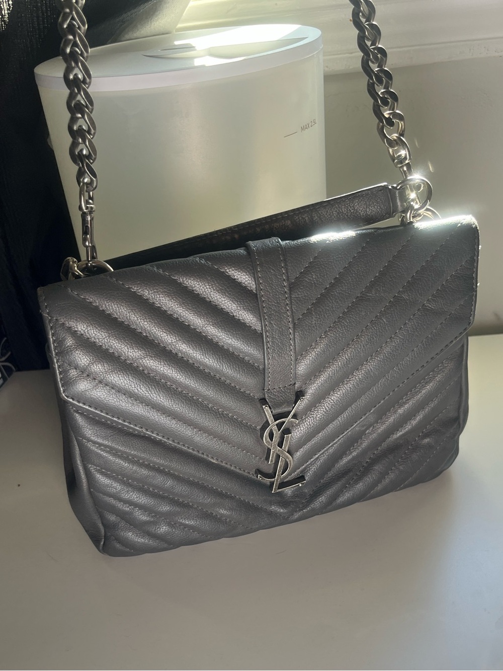 GREY CROSSBODY